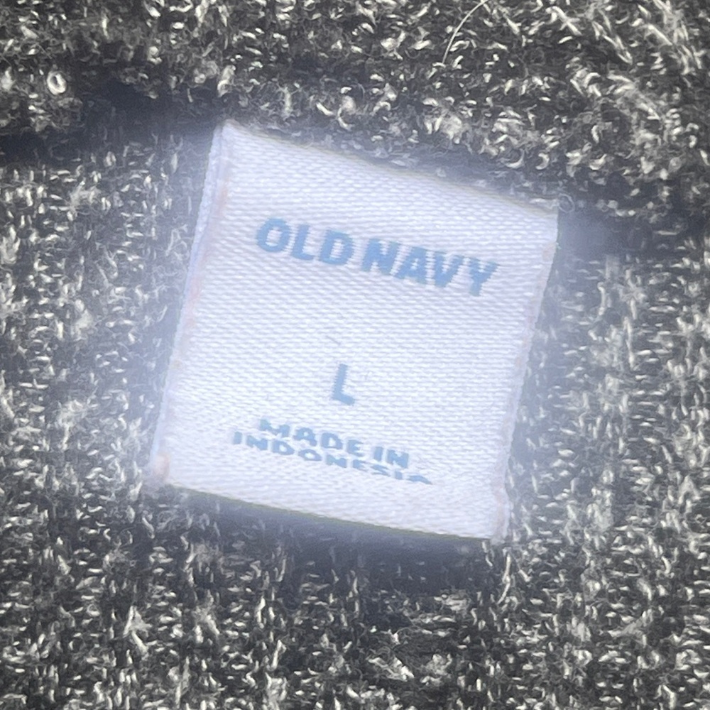 Old Navy Charcoal Long Sleeve Sweater  Dress…….383-Hanger - Picture 7 of 11